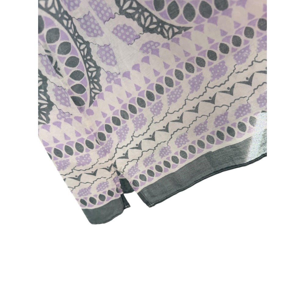 Calypso St Barth Womens Purple Medallion Print Cotton Tunic Top Size S Boho - Picture 6 of 8